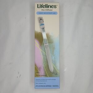 Lifelines Pen Diffuser Crisp Mountain Air Black Ballpoint Pen New In Box